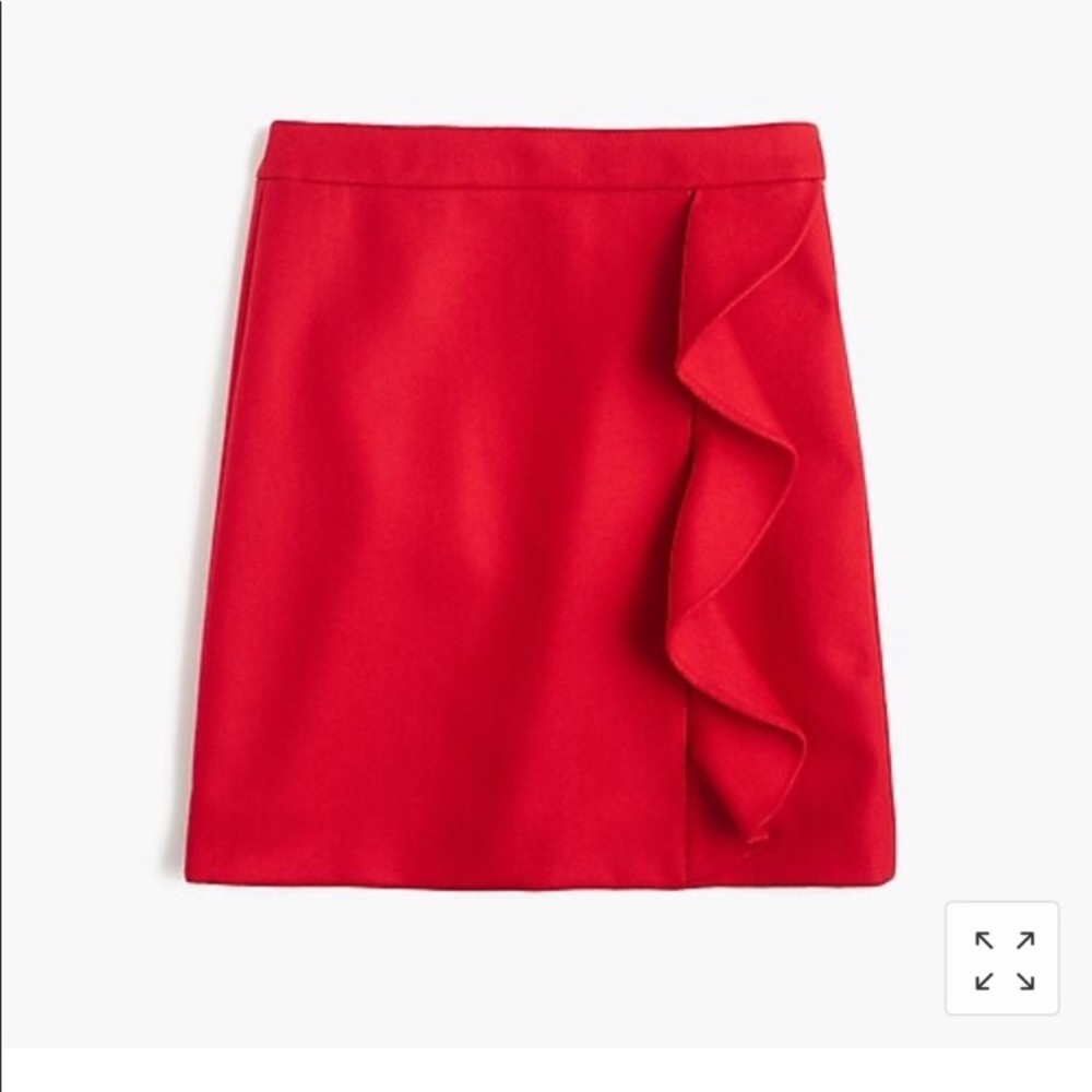 J Crew Wool Mini skirt